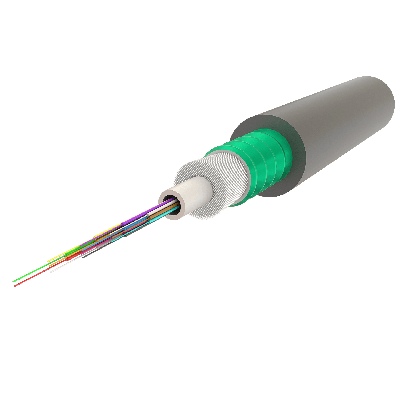 Çelik Zırhlı Merkezi Tüplü Fiber Optik Kablo | Gel-Free | U-BQ(ZN)(SR)BH | Up to 24F | 2000 metre - Thumbnail