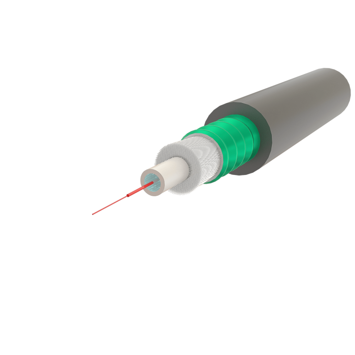Çelik Zırhlı Merkezi Tüplü Fiber Optik Kablo | Gel-Filled | U-D1Q(ZN-GY)(SR)H | Up to 24F Çelik Zırhlı Merkezi Tüplü Fiber Optik Kablo | Gel-Filled | U-D1Q(ZN-GY)(SR)H | Up to 24F