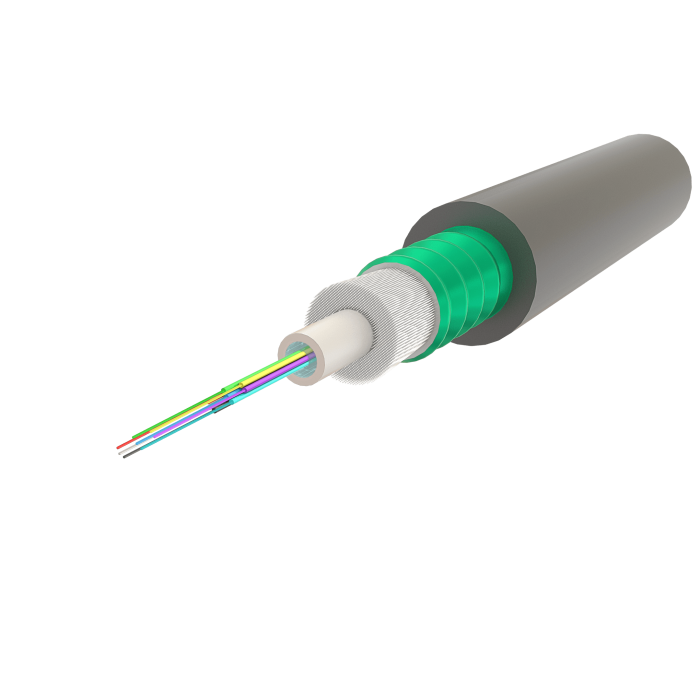 Çelik Zırhlı Merkezi Tüplü Fiber Optik Kablo | Gel-Filled | U-D1Q(ZN-GY)(SR)H | Up to 24F Çelik Zırhlı Merkezi Tüplü Fiber Optik Kablo | Gel-Filled | U-D1Q(ZN-GY)(SR)H | Up to 24F