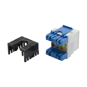 - Component-Rated CAT6 250MHz Jack to Jack Keystone 180° | Unshielded (1)  - Component-Rated CAT6 250MHz Jack to Jack Keystone 180° | Unshielded (1)