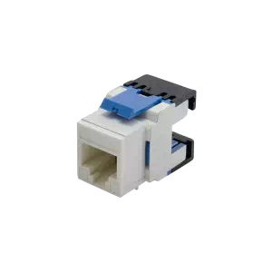 - Component-Rated CAT6 250MHz Jack to Jack Keystone 180° | Unshielded  - Component-Rated CAT6 250MHz Jack to Jack Keystone 180° | Unshielded