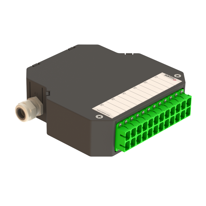 DIN Rail Termination Box | 12 SC Duplex | DP3 DIN Rail Termination Box | 12 SC Duplex | DP3