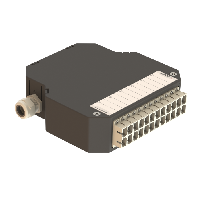 DIN Rail Termination Box | 12 SC Duplex | DP3 DIN Rail Termination Box | 12 SC Duplex | DP3