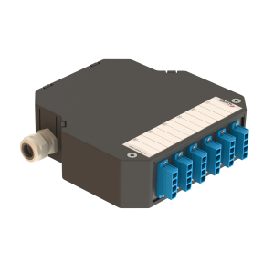 Samm Teknoloji - DIN Rail Termination Box | 6 LC Quad | DP7 Samm Teknoloji - DIN Rail Termination Box | 6 LC Quad | DP7