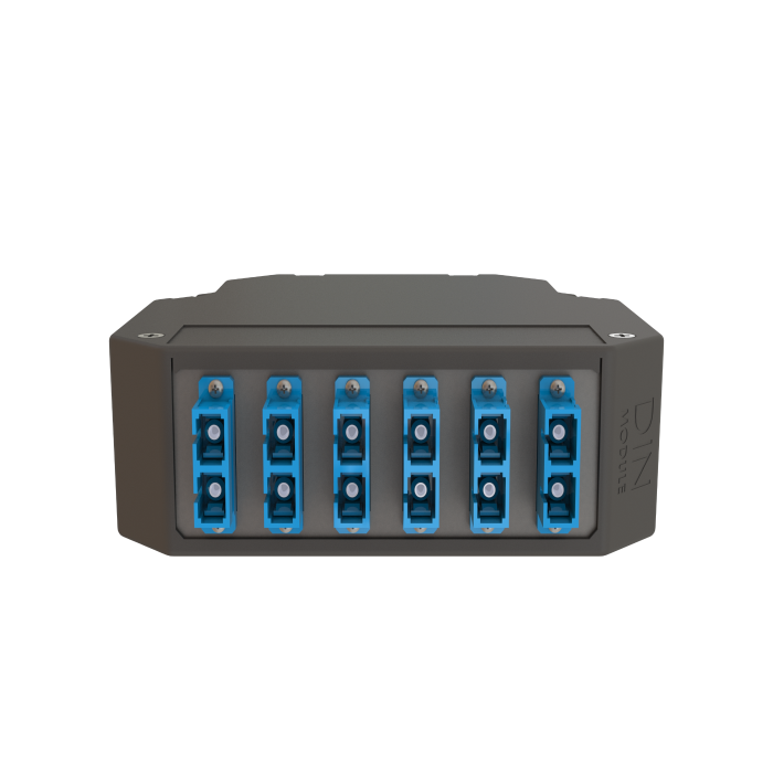 DIN Rail Termination Box | 6 SC Duplex | DP7 DIN Rail Termination Box | 6 SC Duplex | DP7
