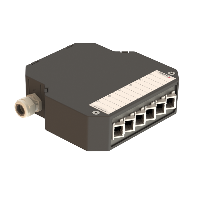 DIN Rail Termination Box | Angled | DP2 Empty