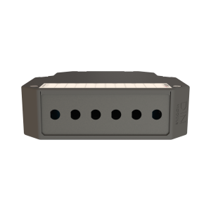 DIN Rail Termination Box | Straight | DP9 Empty (FC/ST SX D-Shape) - Thumbnail