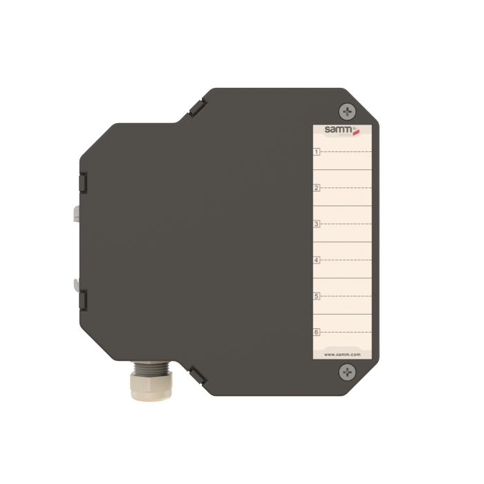 DIN Rail Termination Box | Straight | DP7 Empty (LC/QD SC/DX)