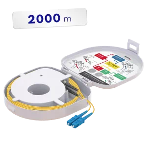 Doğrudan Konnektörlü Fiber Optik OTDR Launch Box | Single Mode G657.A2 | SC UPC/SC UPC | 2000 metre - Thumbnail