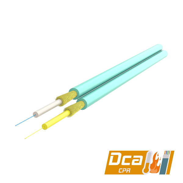 Dupleks Fiber Optik Kablo 2.0x4.1mm | I-V(ZN)H 2x1 | CPR: Dca | 1000 metre