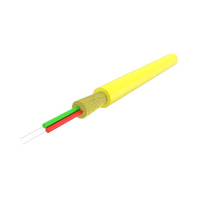 Dupleks Round Fiber Optik Kablo 2.1mm | I-VT6(ZN-AY)H 1x2 | 1000 metre - Thumbnail