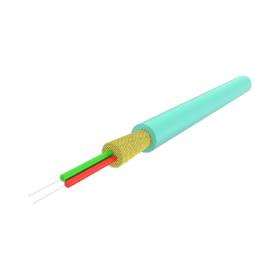 Dupleks Round Fiber Optik Kablo 2.1mm | I-VT6(ZN-AY)H 1x2 | 1000 metre - Thumbnail