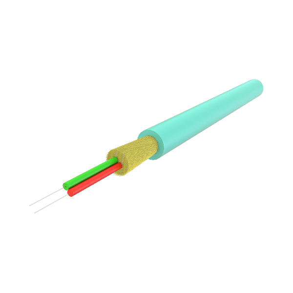 Dupleks Round Fiber Optik Kablo 2.1mm | I-V(ZN)H 1x2 | 1000 metre - Thumbnail