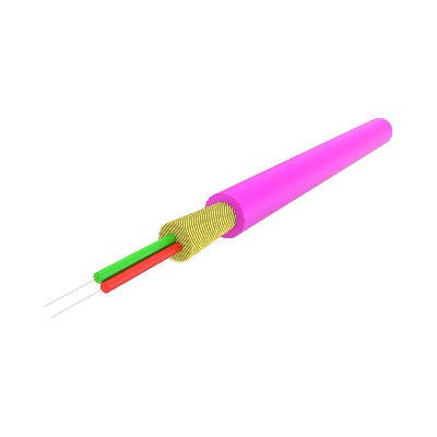 Duplex Round Fiber Optic Cable 2.1 mm | I-VT6(ZN-AY)H 1x2 | 1000 meters - Thumbnail