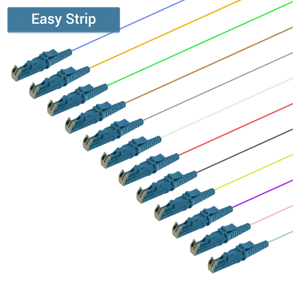 LSH/UPC 12 Fiber Pigtail | Single Mode G657.A2 | 0.9mm LSH/UPC 12 Fiber Pigtail | Single Mode G657.A2 | 0.9mm