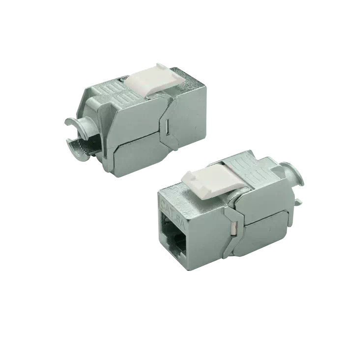 Ekranlı | Category 6A Jack-Jack Keystone 180° Ekranlı | Category 6A Jack-Jack Keystone 180°