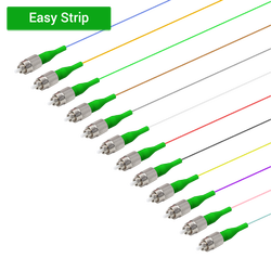 FC/APC 12 Fiber Pigtail | Single Mode G657.A2 | 0.9mm