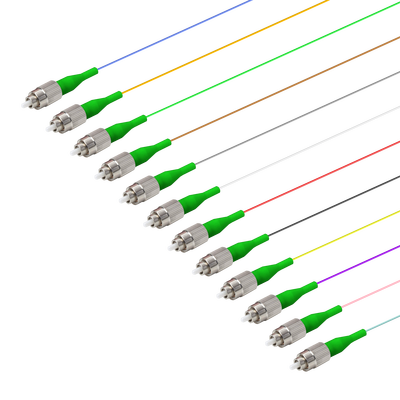 FC/APC 12 Fiber Pigtail | Single Mode G657.A2 | 0.9mm FC/APC 12 Fiber Pigtail | Single Mode G657.A2 | 0.9mm