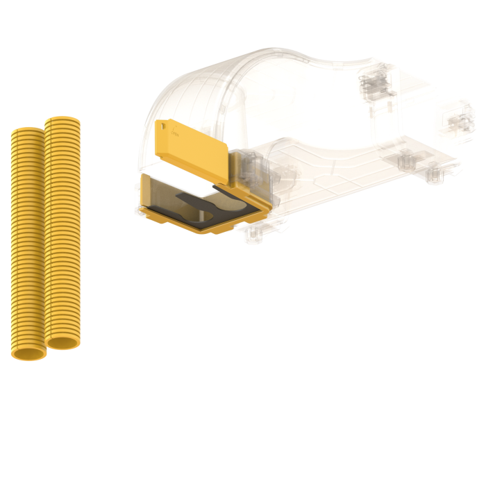 FDS_100mm-2x36mm Spiral Boru Bağlantı Adaptörü FDS_100mm-2x36mm Spiral Boru Bağlantı Adaptörü