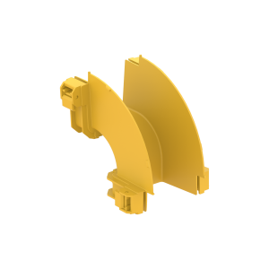 - FDS_100mm 90˚ Dikey Dıştan İniş Dirseği Gövde  - FDS_100mm 90˚ Dikey Dıştan İniş Dirseği Gövde