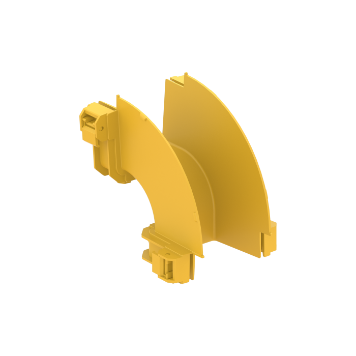 FDS_100mm 90˚ Dikey Dıştan İniş Dirseği Gövde