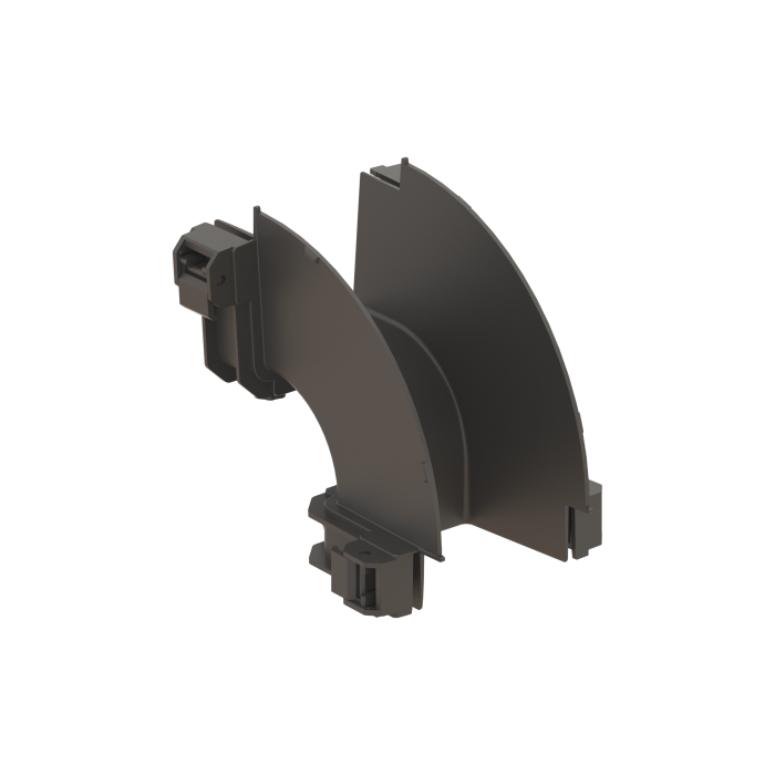 FDS_100mm 90˚ Dikey Dıştan İniş Dirseği Gövde