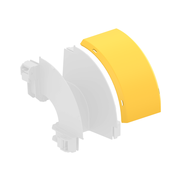 FDS_100mm 90˚ Dikey Dıştan İniş Dirseği Kapak FDS_100mm 90˚ Dikey Dıştan İniş Dirseği Kapak