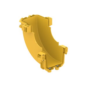 - FDS_100mm 90˚ Dikey İçten Çıkış Dirseği Gövde  - FDS_100mm 90˚ Dikey İçten Çıkış Dirseği Gövde