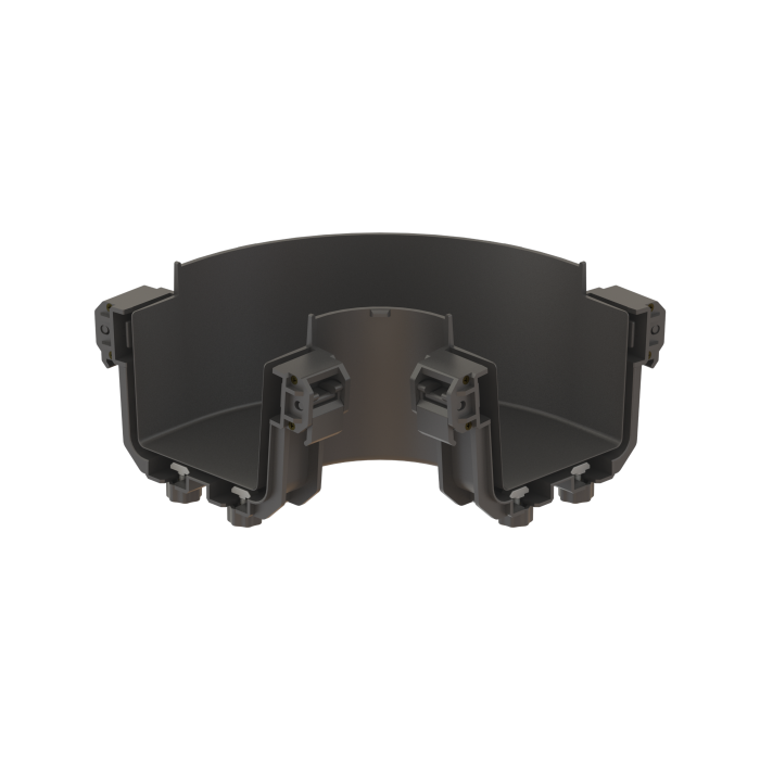 FDS_100mm 90˚ Yatay Dönüş Gövde FDS_100mm 90˚ Yatay Dönüş Gövde