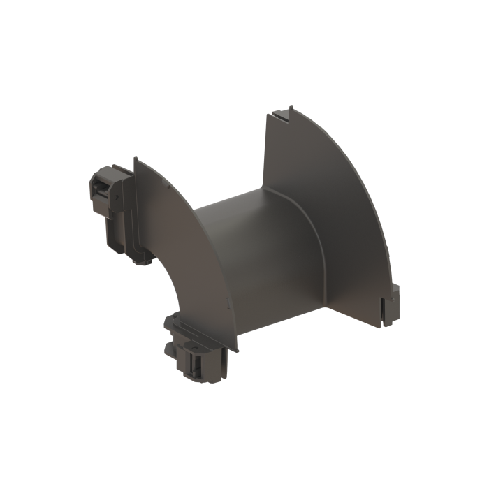 FDS_200mm 90˚ Dikey Dıştan İniş Dirseği Gövde