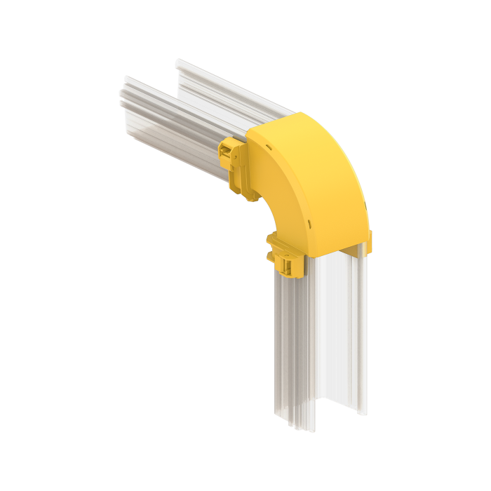 FDS_200mm 90˚ Dikey Dıştan İniş Dirseği Gövde