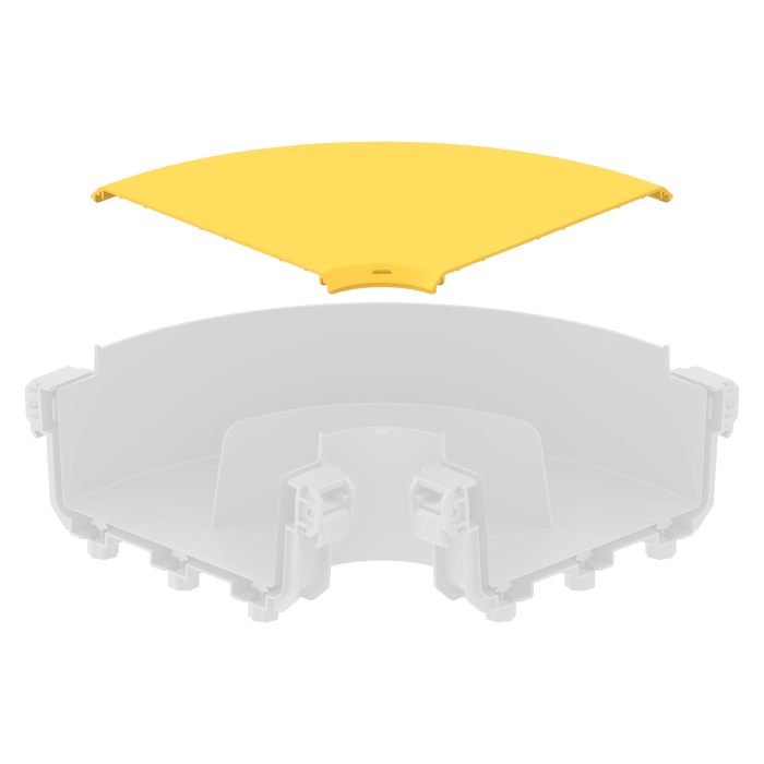 FDS_200mm 90˚ Yatay Dönüş Kapak