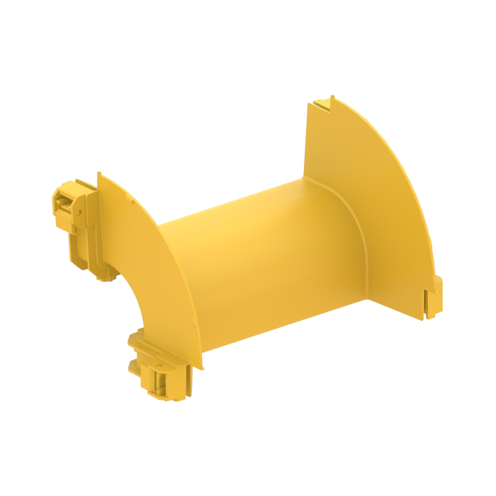 FDS_300mm 90˚ Dikey Dıştan İniş Dirseği Gövde