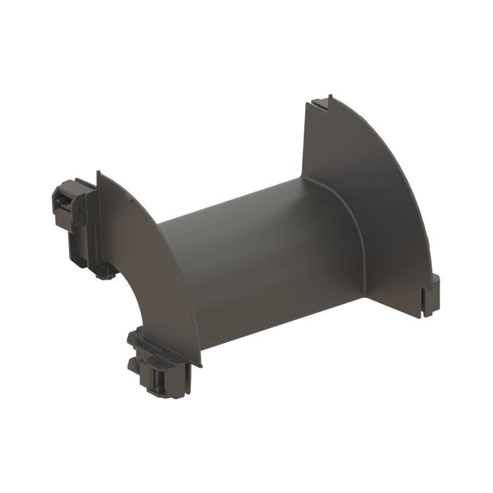 FDS_300mm 90˚ Dikey Dıştan İniş Dirseği Gövde