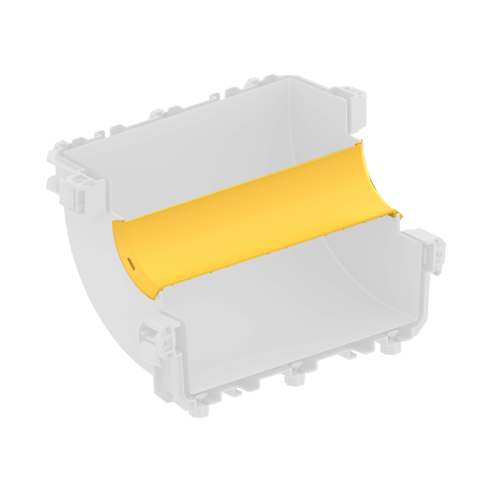 FDS_300mm 90˚ Dikey İçten Çıkış Dirseği Kapak FDS_300mm 90˚ Dikey İçten Çıkış Dirseği Kapak