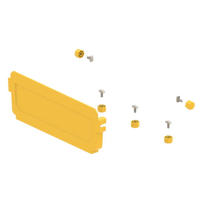 FDS_300mm Kanal Sonlandırma Kapağı FDS_300mm Kanal Sonlandırma Kapağı