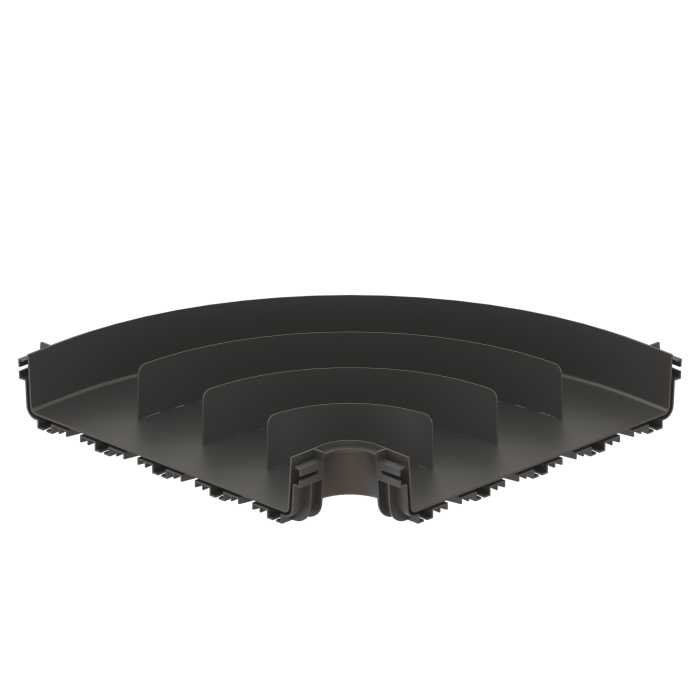 FDS_600mm 90˚ Yatay Dirsek Bağlantı Gövdesi