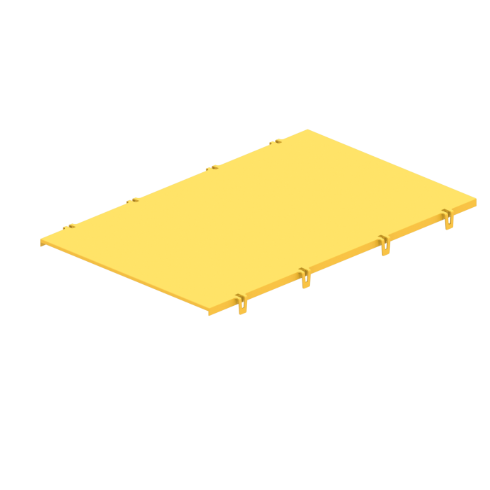 FDS_600mm Düz Kapalı Kanal Kapağı_1.0m