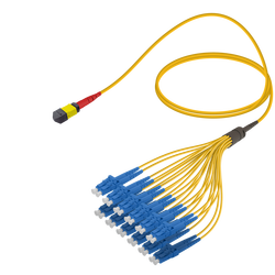 Female MTP Elite to LC/UPC Fanout | Base-24 | Single Mode G657.A2 | 3.0/1.8mm Female MTP Elite to LC/UPC Fanout | Base-24 | Single Mode G657.A2 | 3.0/1.8mm