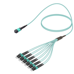 Female MTP Elite to LC/UPC Fanout | Base-12 | Multi Mode G651.OM3 | 3.0/1.8mm