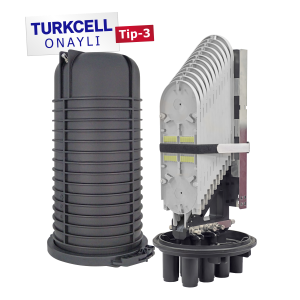 Samm Teknoloji - Fiber Optic Splice Closure | 12 Trays 288 Fibers 6 Ports | 566250