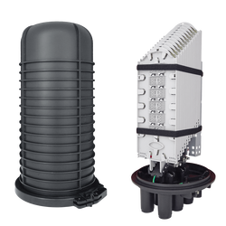 Fiber Optic Splice Closure | 12 Trays 864 Fibers 6 Ports | 566250
