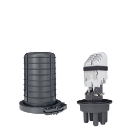 Fiber Optic Splice Closure | 4 Trays 96 Fibers 4 Ports | 345175 - Thumbnail