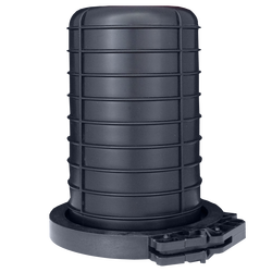 Fiber Optic Splice Closure | 4 Trays 96 Fibers 4 Ports | 345175 - Thumbnail