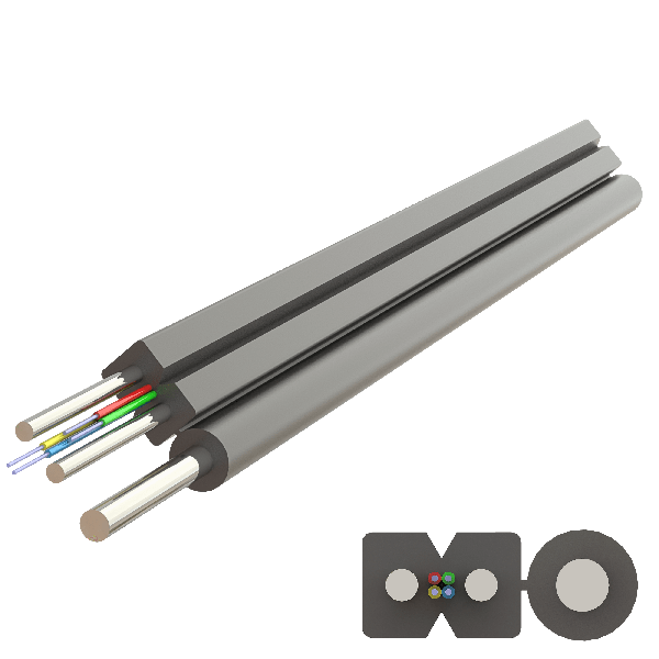 Flat Askı Telli Drop Çelik Kablo 2.0x5.2mm | U-N(ZM)H-SH | Up to 4F | 1000 metre - Thumbnail