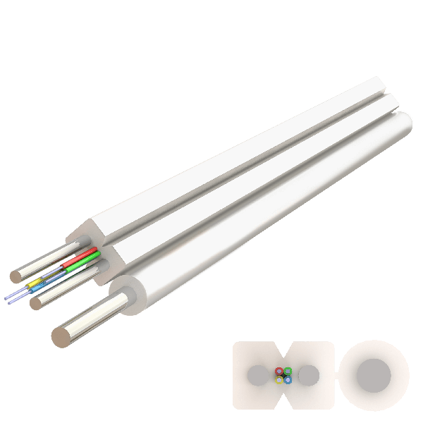 Flat Askı Telli Drop Çelik Kablo 2.0x5.2mm | U-N(ZM)H-SH | Up to 4F | 1000 metre