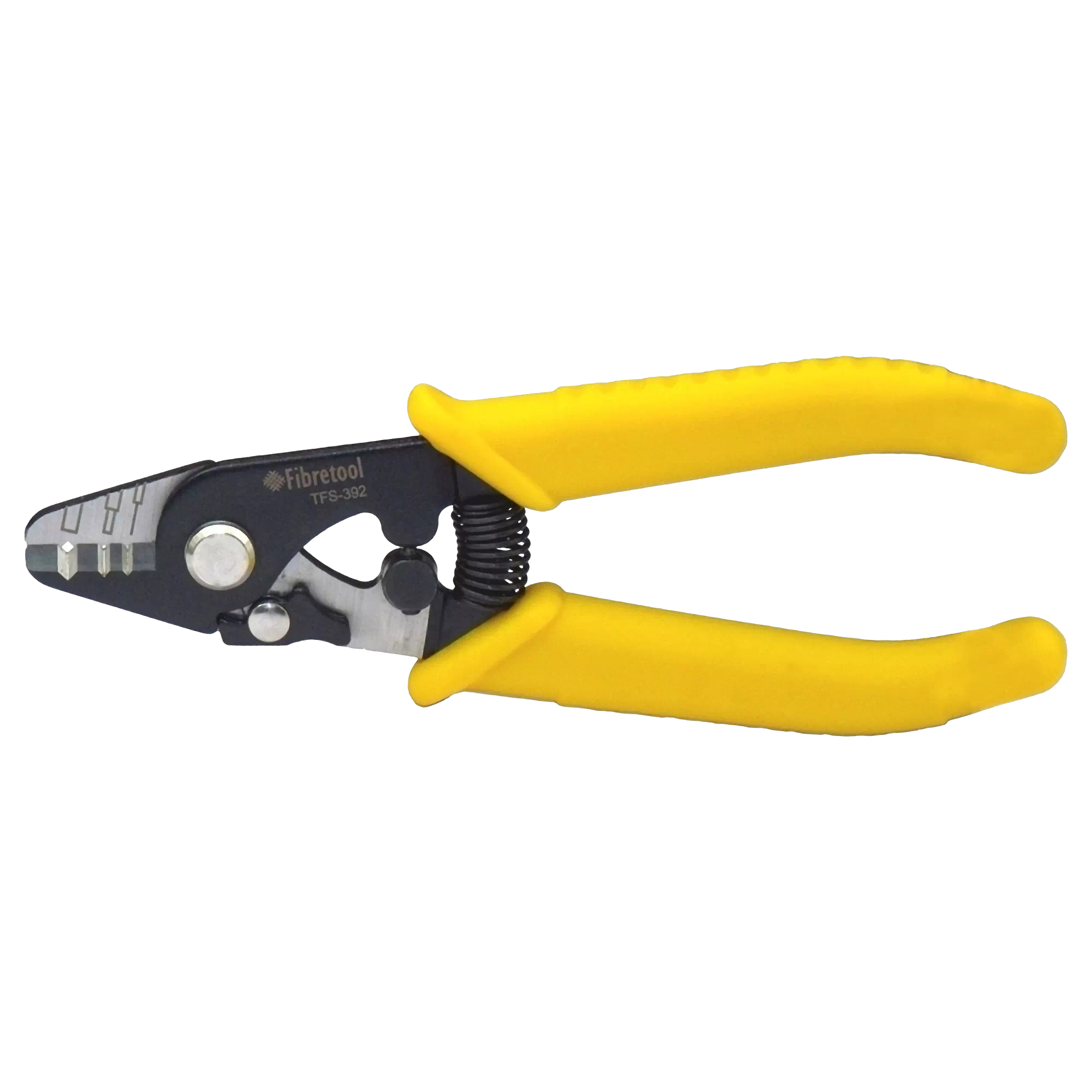 Ascend Tools FO3S-835 Three Hole Fiber Optic Stripper for Cable Splicing,  Cable Preparation, Stripping Jacket, Buffer and Cladding from Fiber Core