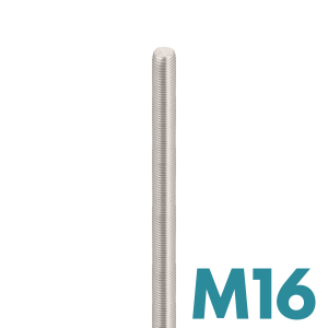 - FDS_Galvanized Steel M16 Threaded Rod 1M  - FDS_Galvanized Steel M16 Threaded Rod 1M