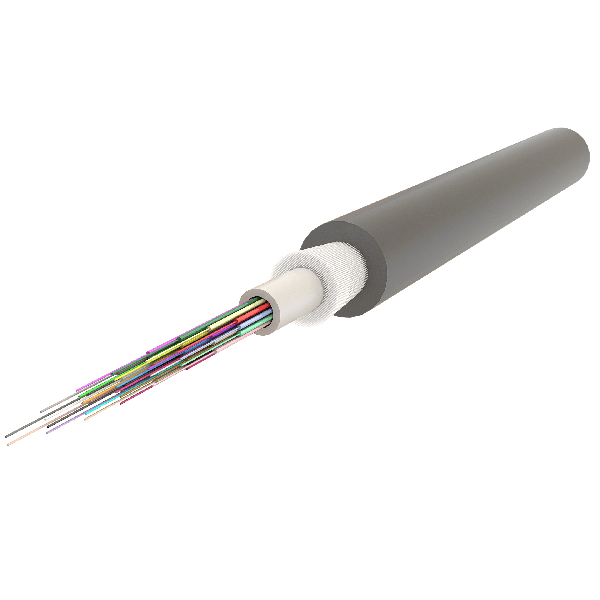 Gel-Free Central Loose Tube Fiber Optic Cable | Gel-Free | U-BQ(ZN)BH | Up to 24F | 1000 meters