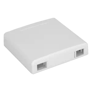 Indoor Termination Box | 2 Patch 2 Fibers 2 Ports | Wall Outlet - Thumbnail